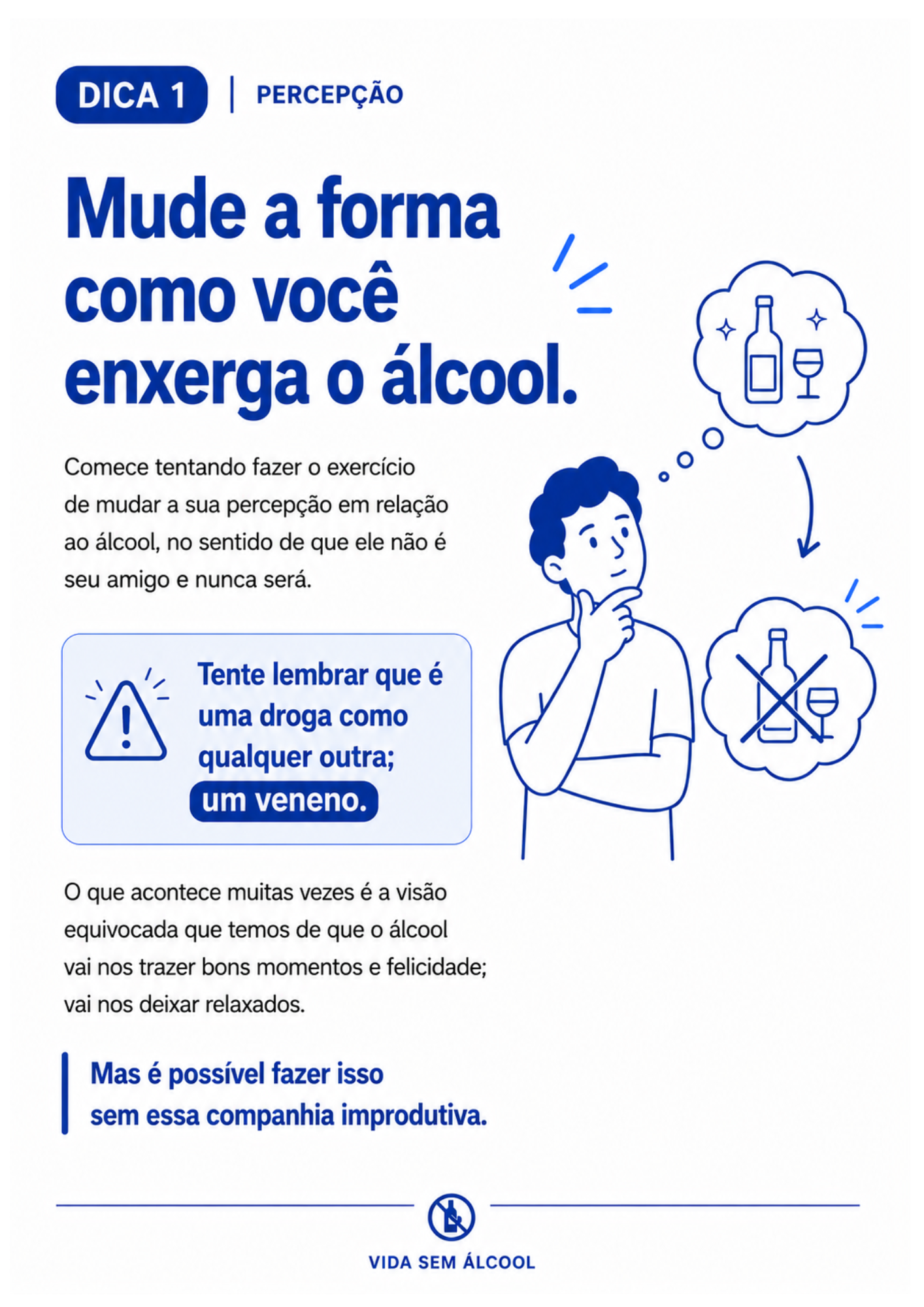Página real do guia 34 Dicas Para Parar de Beber (1 de 3)